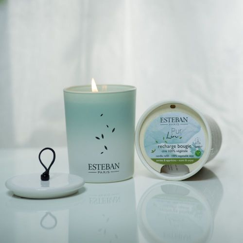 Świeca zapachowa dekoracyjna 180g pur lin - Esteban