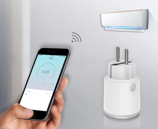 EXTRALINK Smartlife Smart Socket SC Pro 3680W Zigbee Homekit Tuya Inteligentne gniazdko zarządzanie energią