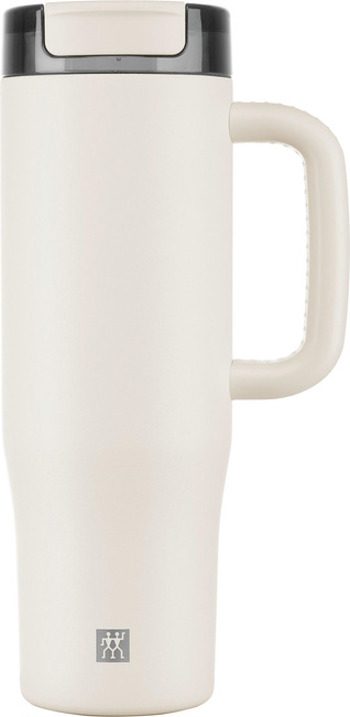 Thermo Plus Kubek termiczny ze słomką - 900 ml, kremowy - Zwilling