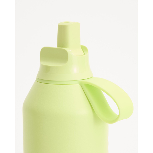 Butelka termiczna Chilly's Series 3 Flip ze słomką, 500 ml, Limelite