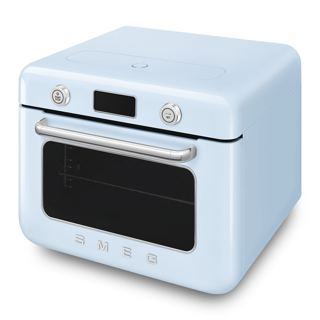 Smeg - Piekarnik nablatowy z funkcją pary COF01PBEU 50's Style - Biały