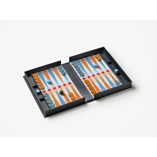 Backgammon Printworks Art of Backgammon Anthracite, antracytowy, dla 2 graczy