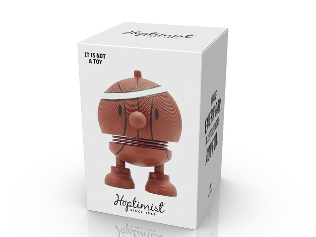 Hoptimist Bumble S Basketball Orange figurka piłka do koszykówki dekoracja