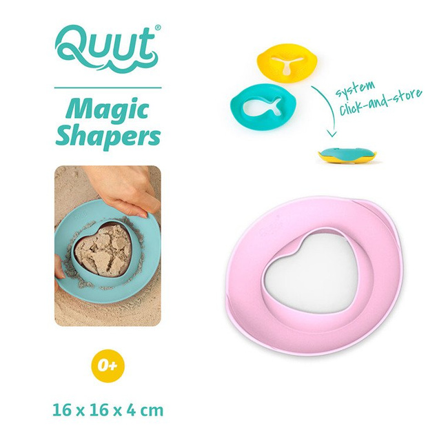 Foremka Wielofunkcyjna Magic Shapers Różowe Serduszko - Quut