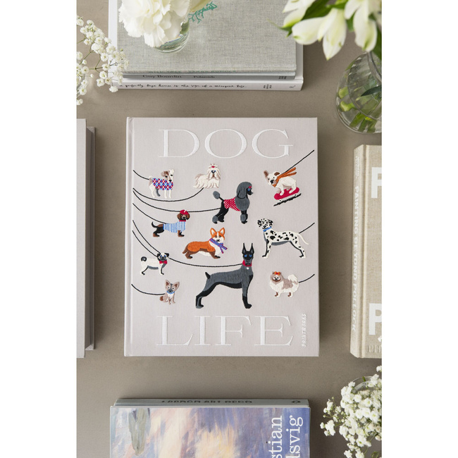 Album na zdjęcia psa Printworks Dogs z haftowaną okładką, beżowy, 60 stron