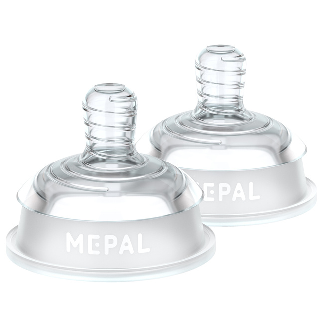 Smoczek do karmienia niemowląt ze średnim przepływem 2 szt. Mio 108062553100 Mepal