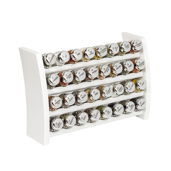 Półka z przyprawami Flipper 32 8k P4 biały mat - Gald