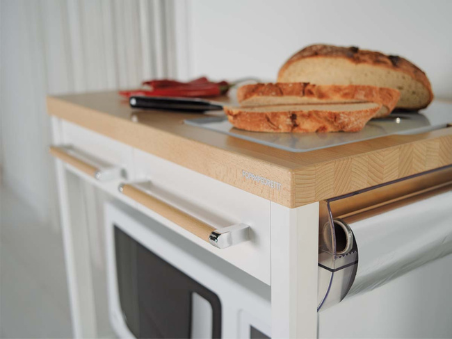 Wózek kuchenny Foppapedretti Benchef Natural – beżowy