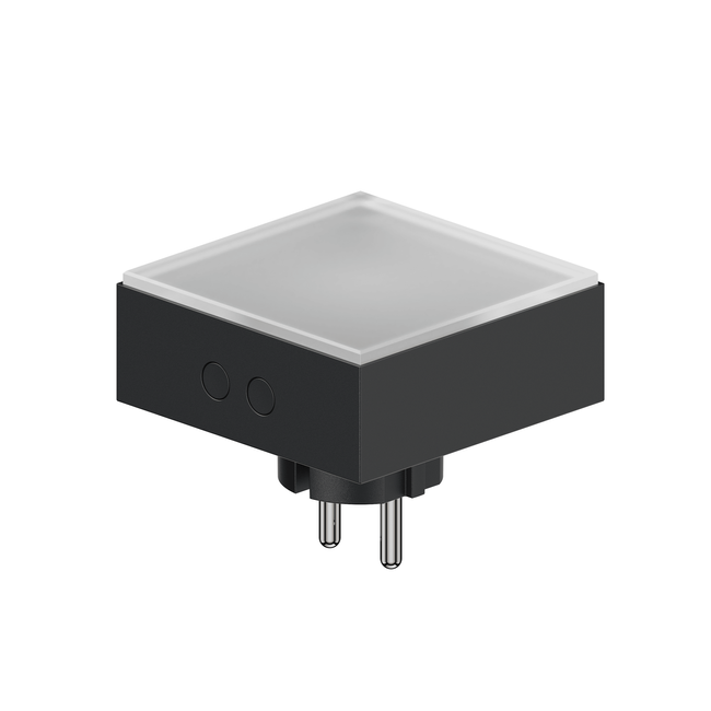 Lampka LED do gniazdka Avolt Lamp 1, czarna Stockholm Black, ściemniana