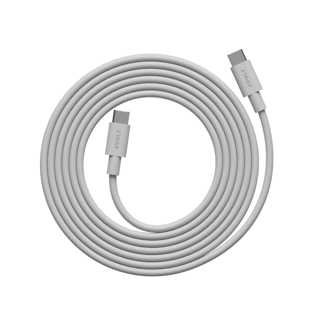 Kabel 1 Usb C Do Ładowania Usb C, 2 M - Szary - Avolt