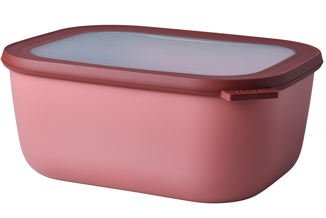 Mepal Cirqula miska prostokątna 3000 ml Vivid mauve do mikrofali i lodówki