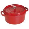 La Cocotte Garnek Żeliwny Okrągły 6.7 Ltr, Czerwony - Staub