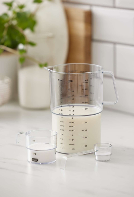 Zestaw 3 miarek kuchennych Mensura Clear SAN Rosti