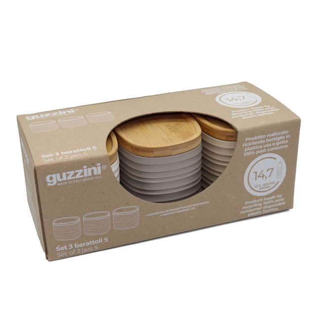 Zestaw 3 pojemników; 500 ml Tierra - Guzzini