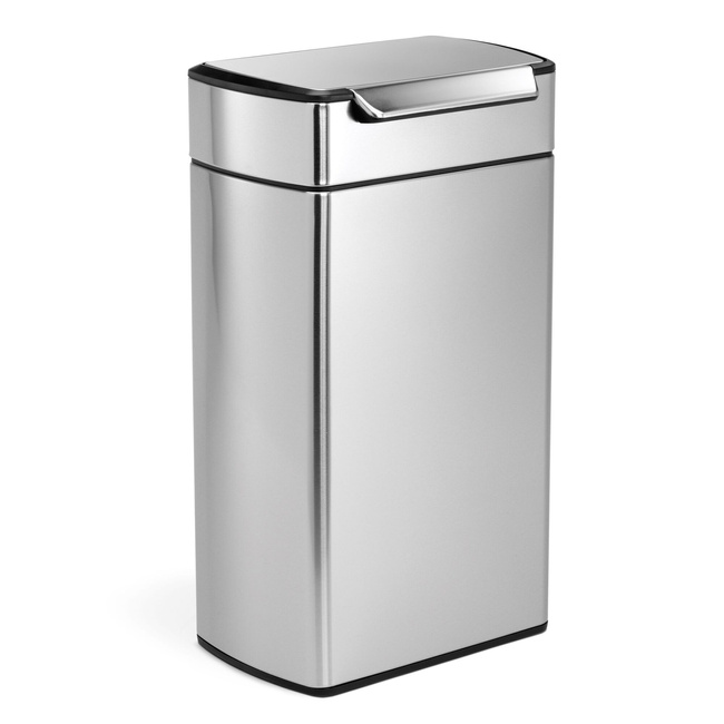Kosz na śmieci Simplehuman Touch-Bar CW2014 40 l, stal szczotkowana
