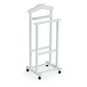 Arredamenti Mirano Wieszak do sypialni - 105 x 46 cm, biały