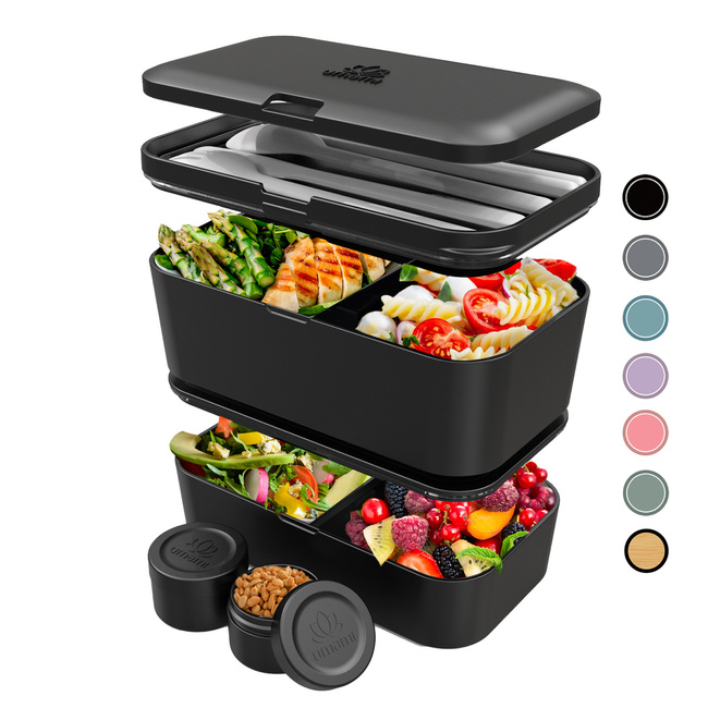 Lunchbox Nestable - Onyx Black - 1500ml - Umami