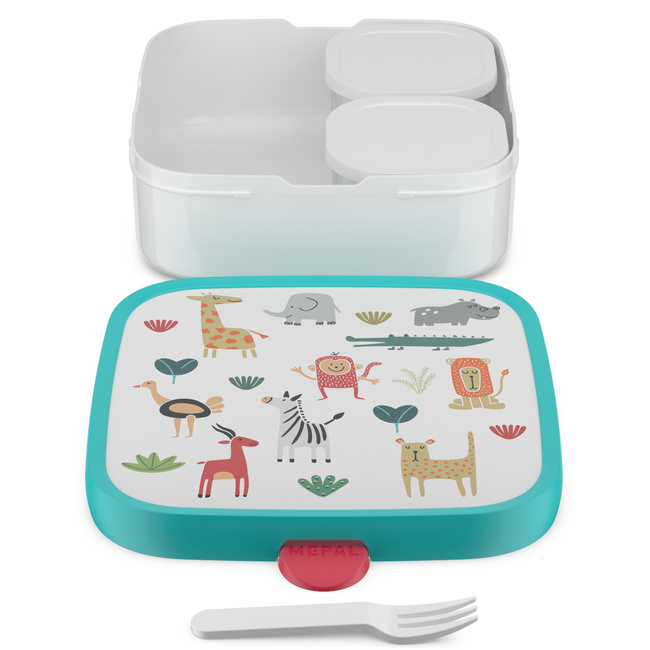 Lunchbox Campus Bento Large Animal Friends - Mepal