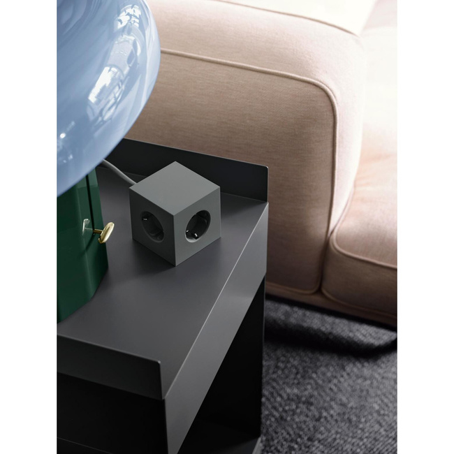 Listwa zasilająca Square 1 z podwójnym Usb-c 30 w i magnetyczną podstawą 1,8 m - zielona - Avolt