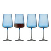 Kieliszki do czerwonego wina 540 ml 4 sztuki Niebieskie 31576 - Lyngby Glas