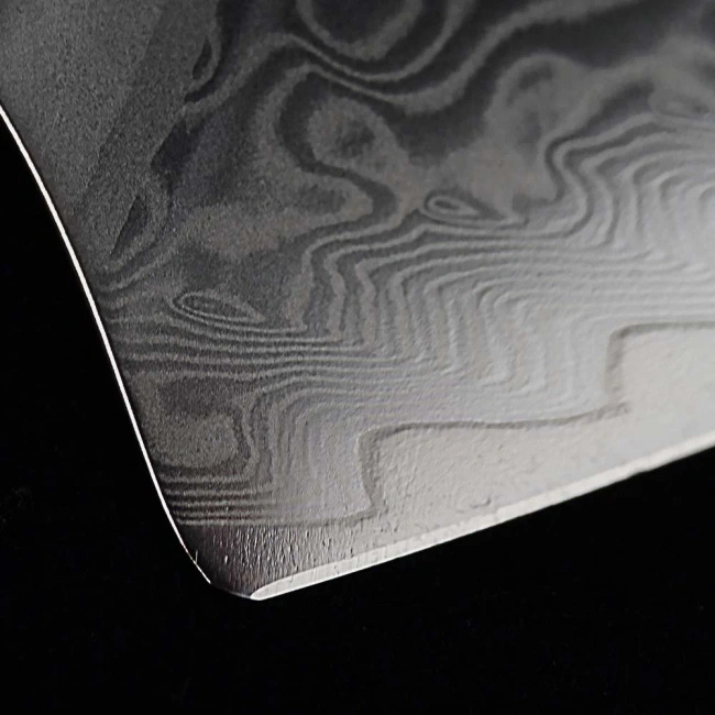 Dellinger Rose Wood Damascus Nóż Wykoścowy 19 Cm