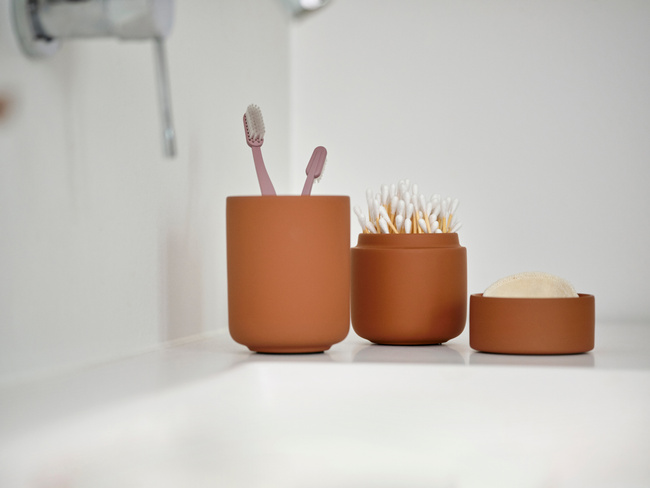 Kubek na szczoteczki do zębów Ume Terracotta 31544 - Zone Denmark
