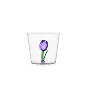 Szklanki liliowy tulipan 8 cm - Ichendorf Milano