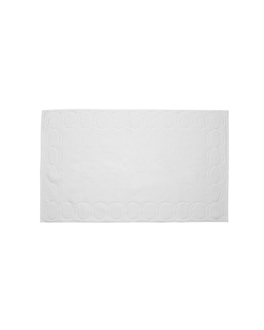 Dywanik łazienkowy Monogram Opus 60x100cm biały  - OFFICINE MONOGRAM