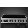 Smeg - Kuchnia wolnostojąca PORTOFINO - czarny