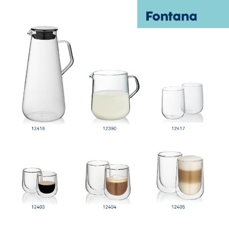 Zestaw Szklanek Do Latte Macchiato2el.Fontana - Kela