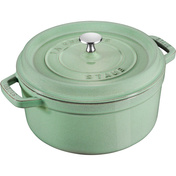 La Cocotte Garnek Żeliwny Okrągły 2.6 Ltr, Miętowy - Staub