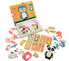 Extralink Kids | Układanka magnetyczna dla dzieci | Książka, Puzzle, 68 el. Zwierzątka
