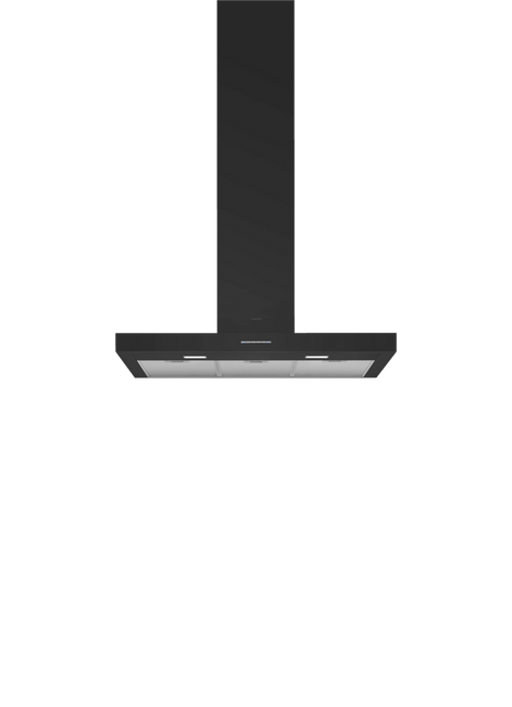 Smeg - Okap przyścienny, 90 cm, T-kształtny Universal Kbt900Ae Antracyt