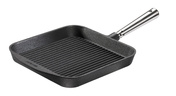Patelnia grillowa żeliwna Skeppshult Professional 25 cm ze stalową rączką