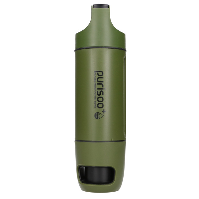 Extralink Purisoo+ zielona butelka 400ml z systemem filtrującym UF Acf pompką