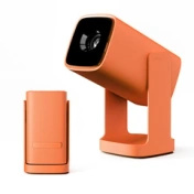 WANBO Cube 1 Projektor 720P 350 ANSI Lumen Android TV 11 Gimbal 360° Bluetooth 5.0 Canyon Orange