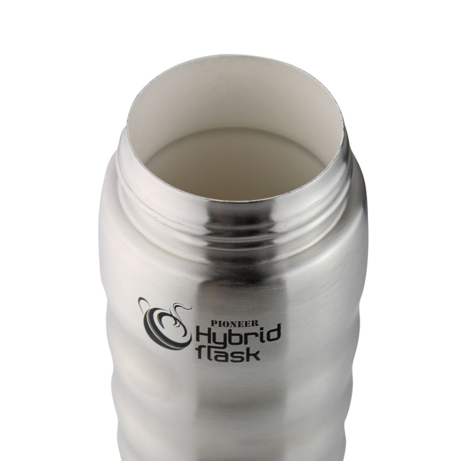 Kubek termiczny 2w1 Sport/Cafe Hot 480 ml Stal matowa - Grunwerg