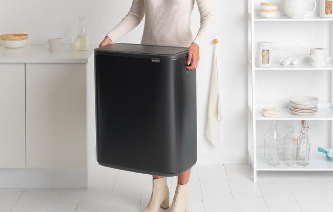 Kosz na śmieci Touch Bin BO 60l czarny mat - Brabantia