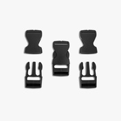 Zestaw 3 Klamer 25 Mm Do Pasków Wewnętrznych Torby Aerocomfort 3.0