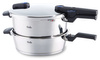 Zestaw szybkowarów 8l+4l 26cm Vitaquick - Fissler