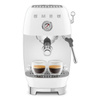 Smeg - Ekspres do kawy, kolbowy ECF03WHEU 50's Style - White