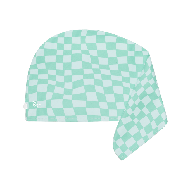 Turban do włosów Check Mate 70 x 25 cm Dock & Bay