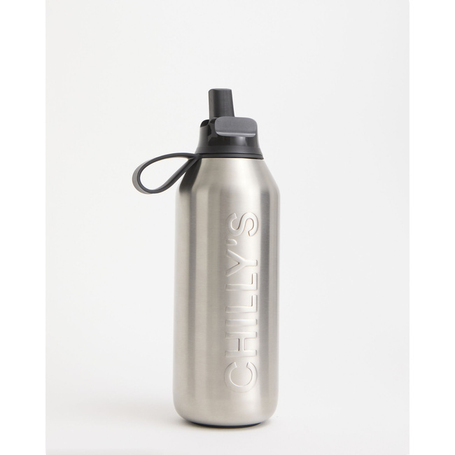 Butelka termiczna Chilly's Series 3 Flip ze słomką, 500 ml, Steel