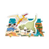 Puzzle edukacyjne z figurkami 3D Dinozaury 200 elementów 6+ - Janod