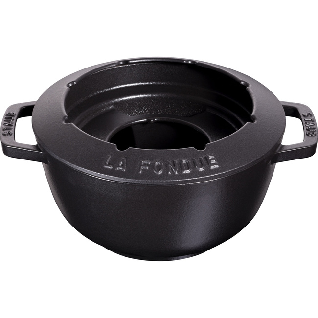 Zestaw do Fondue 20 cm, Czarny - Staub