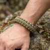 Bransoletka survivalowa paracord z gwizdkiem Desert Camo 22 cm