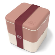 Lunchbox Bento Square Fr, Pink Moka - Monbento