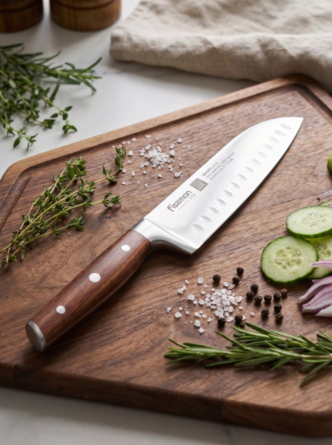 Fissman Bremen Nóż kuchenny Santoku 18 cm