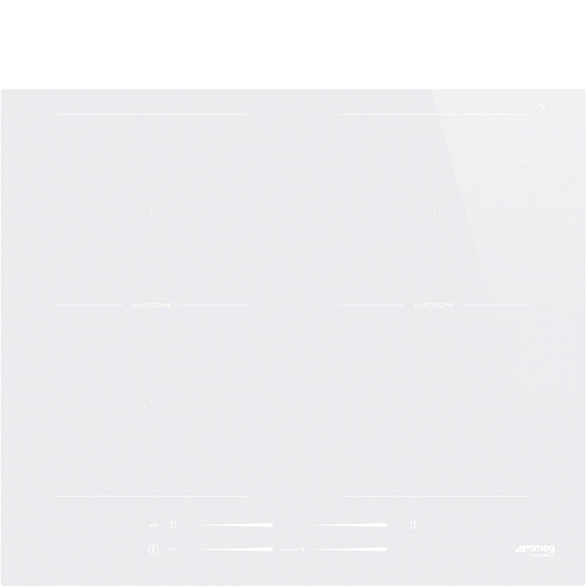 Smeg - Płyta indukcyjna, 60 cm, prosta krawędź Universal Si2M7643Dw Białe szkło.