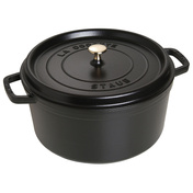 Garnek żeliwny okrągły 8.35 ltr, czarny - Staub